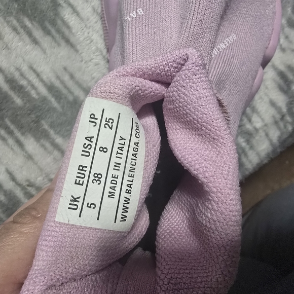 Balenciaga Light Purple Sock Sneakers